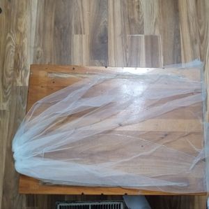 Beaded veil for wedding